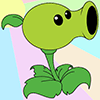 Как нарисовать Горохострел из игры Plants vs Zombies