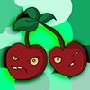 Как нарисовать Вишневые бомбы из игры Plants vs Zombies