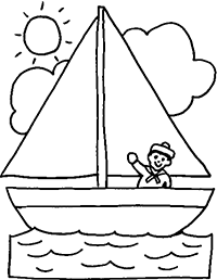 Яхта и матросом