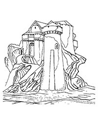 Замок в горах