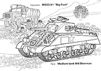 ���� �Medium Tank M4 Sherman� � �������� M923 A1 �Big Foot�