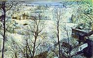 Кликните для увеличения Бродский И. И. Зимний пейзаж. 1917