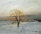 Кликните для увеличения Дубовской Н. Н. Морозное утро 1894