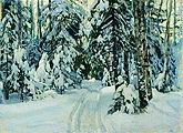Кликните для увеличения Жуковский С. Ю. Зима. 1910