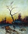 Кликните для увеличения Клевер Ю. Ю. Зимний вечер. 1898