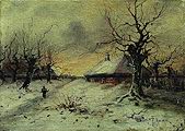 Кликните для увеличения Клевер Ю. Ю. Зимний пейзаж. 1890