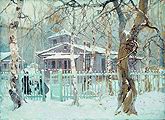 Кликните для увеличения Колесников С. Ф. Зимний пейзаж. 1915