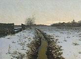 Кликните для увеличения Первухин К. К. Зимний вечер. 1888