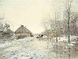 Кликните для увеличения Похитонов И. П. Оттепель (Русская зима)
