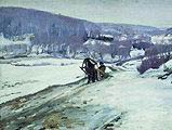 Кликните для увеличения Степанов А. С. Зимний пейзаж. 1910.
