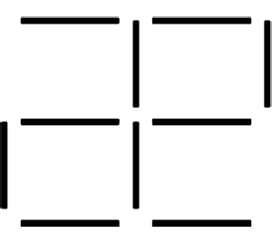 ������� 2 ������, ����� �� 4 ��������� �������� 2