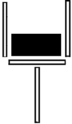 Изображение из спичек: мусор в совке