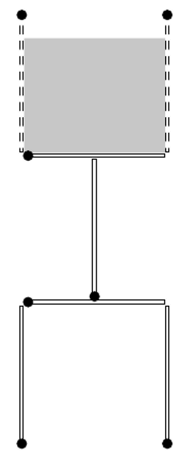 Перевернутая рюмка из спичек