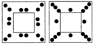 Решения задачи с 6-ю и 7-ю солдатами на каждой стороне бастиона