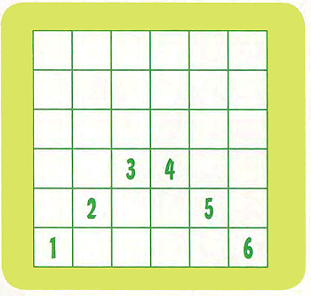 �������� � ��������� ����� �� 1 �� 6 ��� ����������