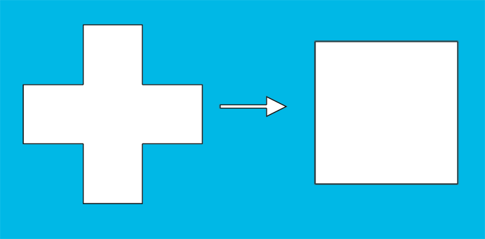 Головоломка с греческми крестом