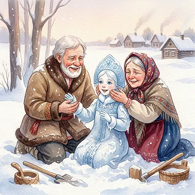 Девочка Снегурочка