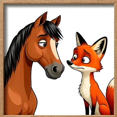 Лис и лошадь