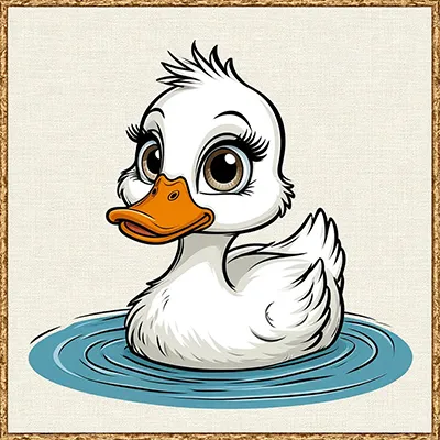 Белая уточка