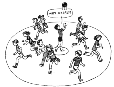 Игра 'Мячик кверху'