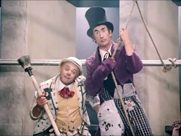 Клоуны. Кадр из фильма «Пеппи Длинныйчулок»