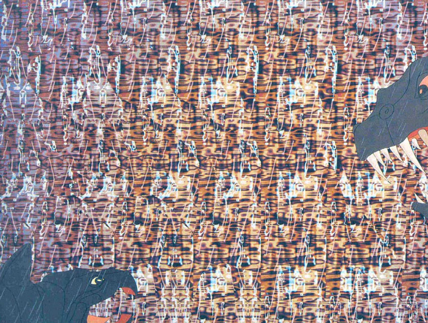 Стереограмма - Динозавр Стереограмма - Динозавр