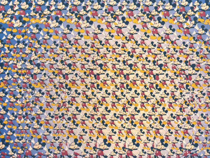 Стереограмма - Микки Маус Стереограмма - Микки Маус