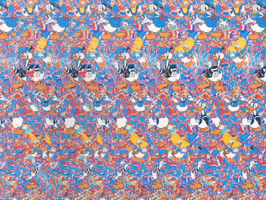 Стереограмма - Дональд Дак Стереограмма - Дональд Дак