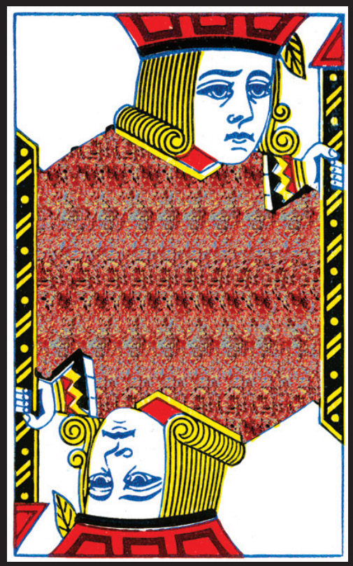 Стереограмма - Валет (трефы) Стереограмма - Валет (трефы)