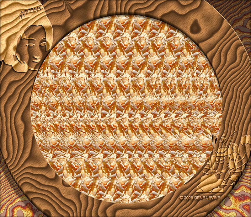 Стереограмма - Роза Стереограмма - Роза