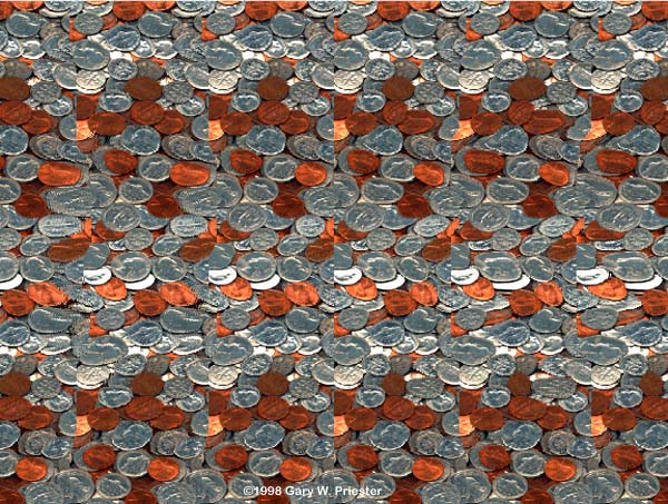 Стереограмма - $ (знак доллара) Стереограмма - $ (знак доллара)