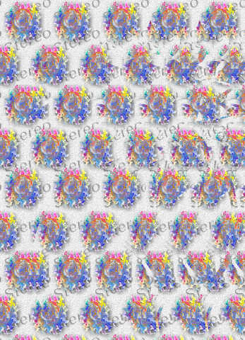 Стереограмма - Подсолнух Стереограмма - Подсолнух