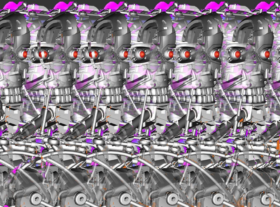 Стереограмма - Терминатор Стереограмма - Терминатор