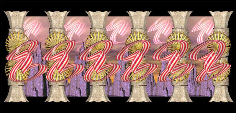 Стереограмма - Полосатые ленты Стереограмма - Полосатые ленты