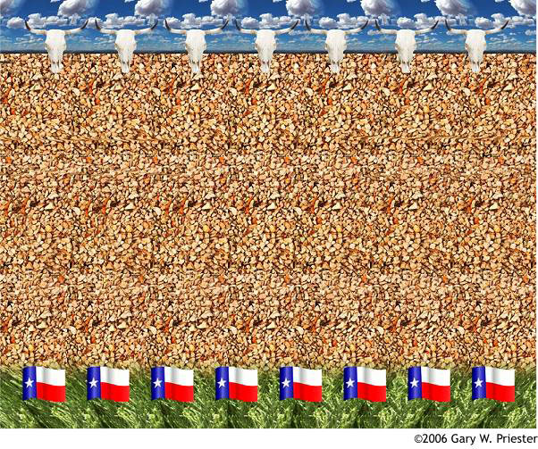 Стереограмма - Голова буйвола Стереограмма - Голова буйвола