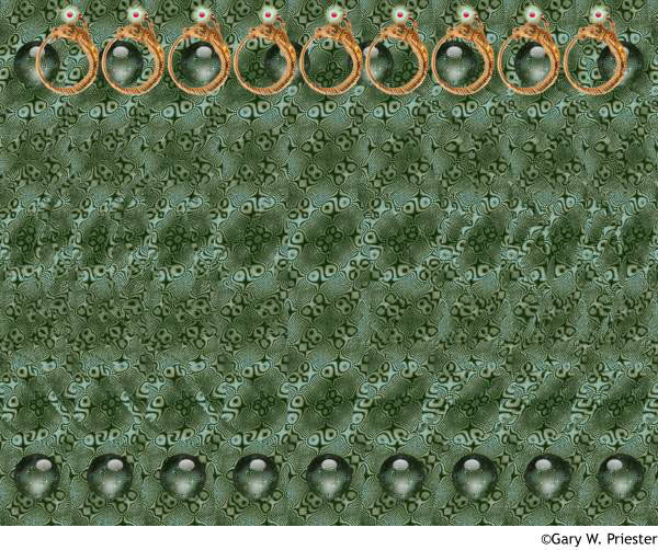 Стереограмма - Четыре сплетённых кольца Стереограмма - Четыре сплетённых кольца