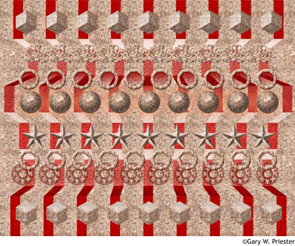 Стереограмма - (на стереограмме все объекты 2D-картинки становятся объёмными) Стереограмма - (на стереограмме все объекты 2D-картинки становятся объёмными)