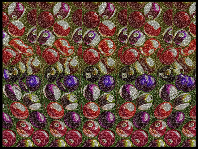 Стереограмма - Бильярд Стереограмма - Бильярд