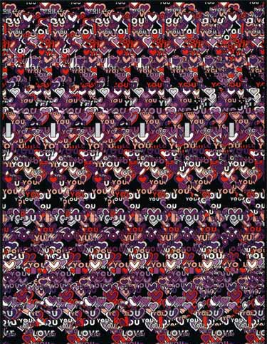 Стереограмма - Тюлень с мячом Стереограмма - Тюлень с мячом