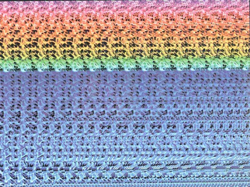 Стереограмма - Дельфины Стереограмма - Дельфины