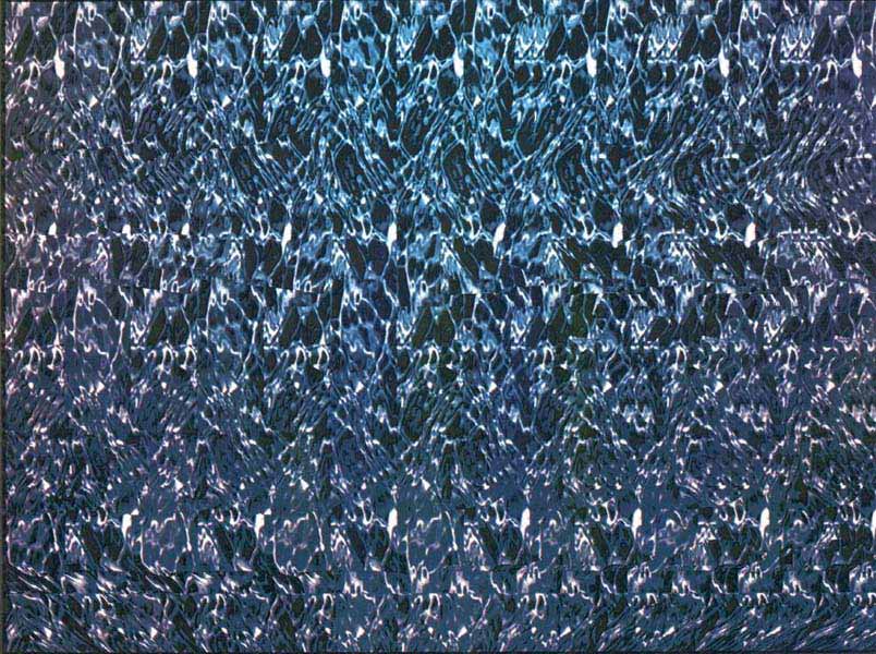 Стереограмма - Две акулы на морском дне Стереограмма - Две акулы на морском дне