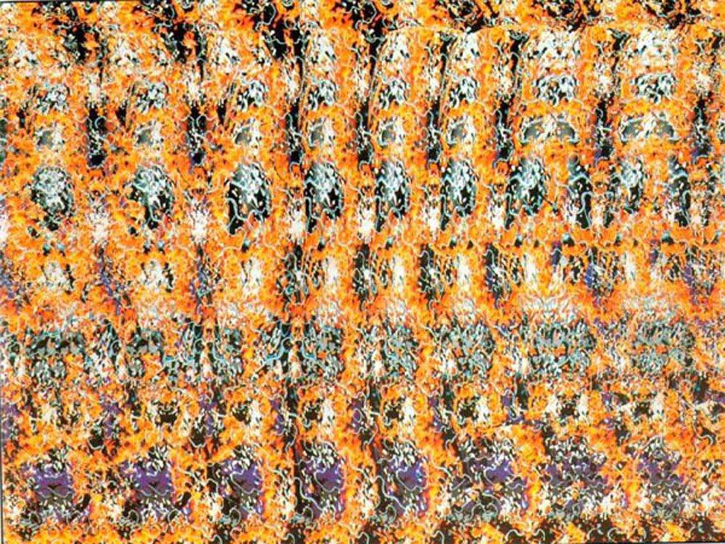 Стереограмма - Голова динозавра Стереограмма - Голова динозавра