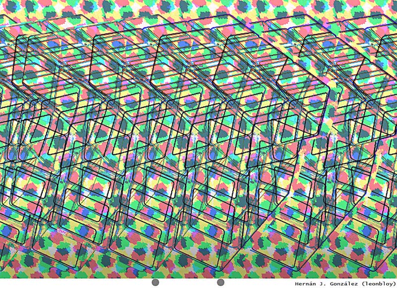 Стереограмма - Кубик Рубика Стереограмма - Кубик Рубика