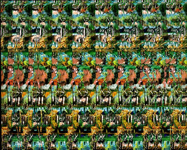 Стереограмма - Олень Стереограмма - Олень