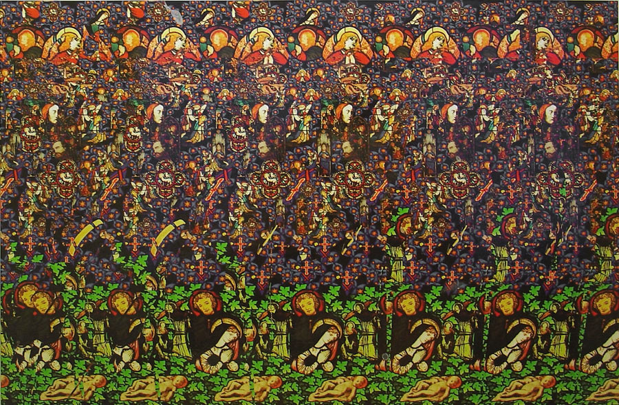 Стереограмма - Распятие (сцена из Евангелия) Стереограмма - Распятие (сцена из Евангелия)