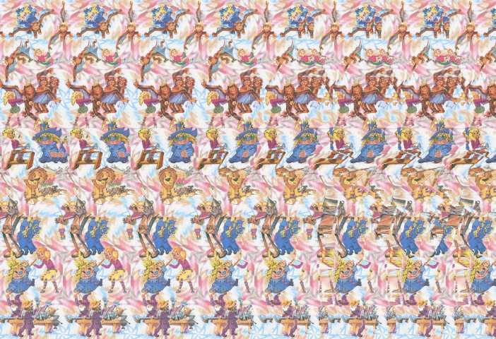 Стереограмма - Дровосек Стереограмма - Дровосек