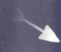 Подсказка к стереограмме - Стрела Подсказка к стереограмме - Стрела