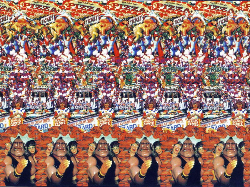 Стереограмма - Воздушные гимнасты Стереограмма - Воздушные гимнасты