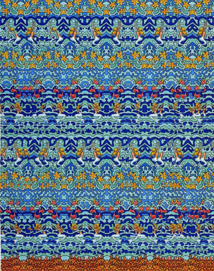 Стереограмма - Морские коньки Стереограмма - Морские коньки