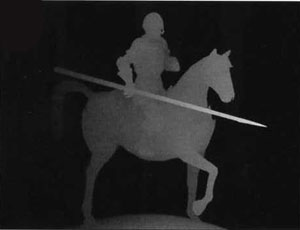 Подсказка к стереограмме - Воин на коне Подсказка к стереограмме - Воин на коне